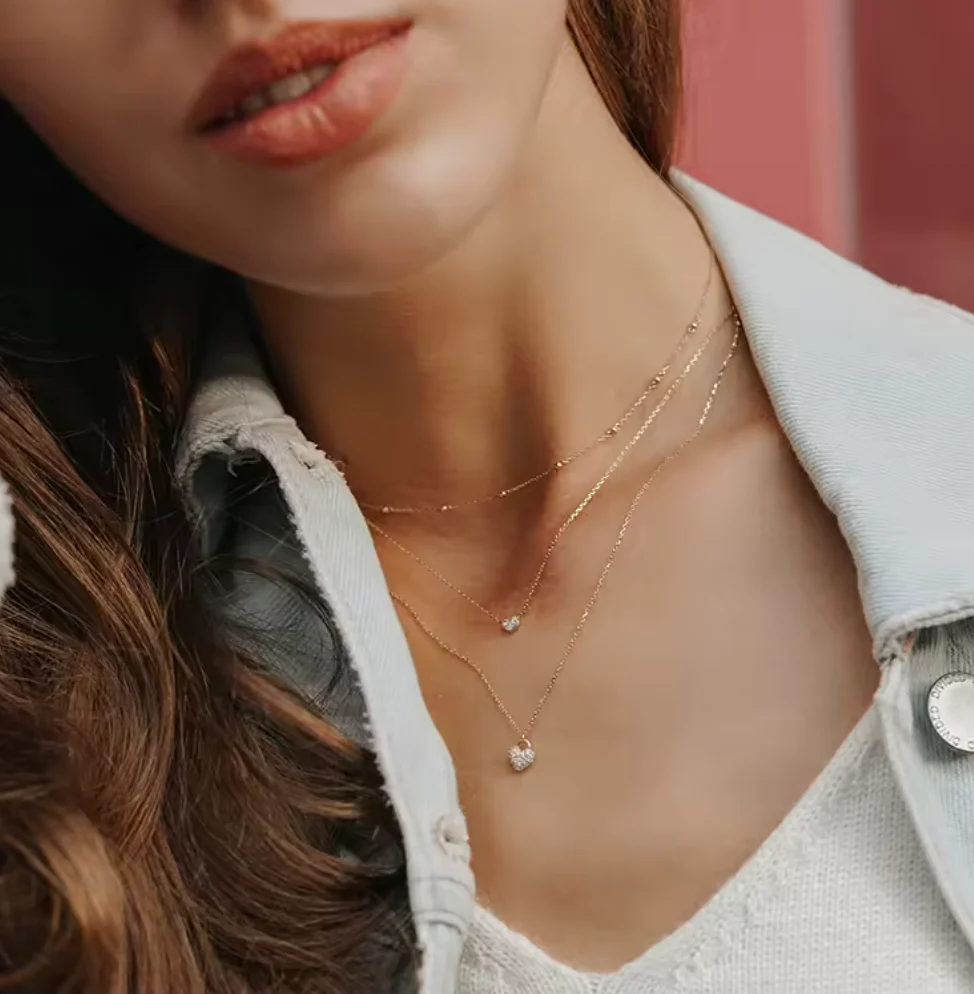 AMORE NECKLACE GOLD - Image 2