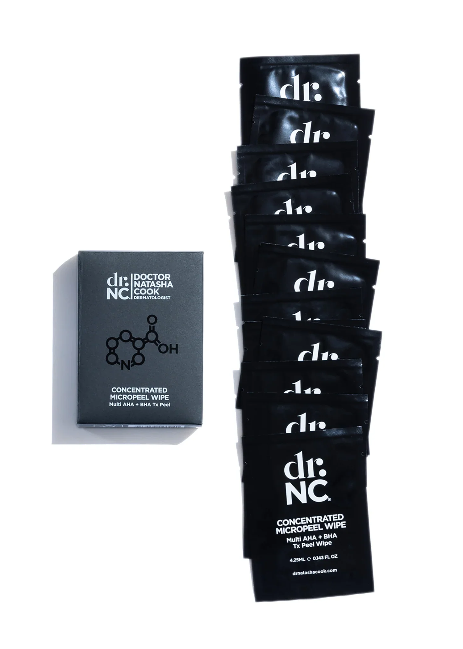 DR.NC CONCENTRATED MICROPEEL WIPE 12 X SACHETS - Image 5