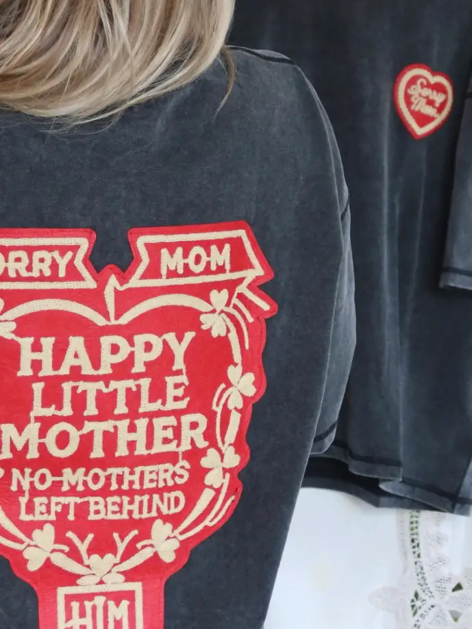 SORRY MOM TEE BLACK - Image 7
