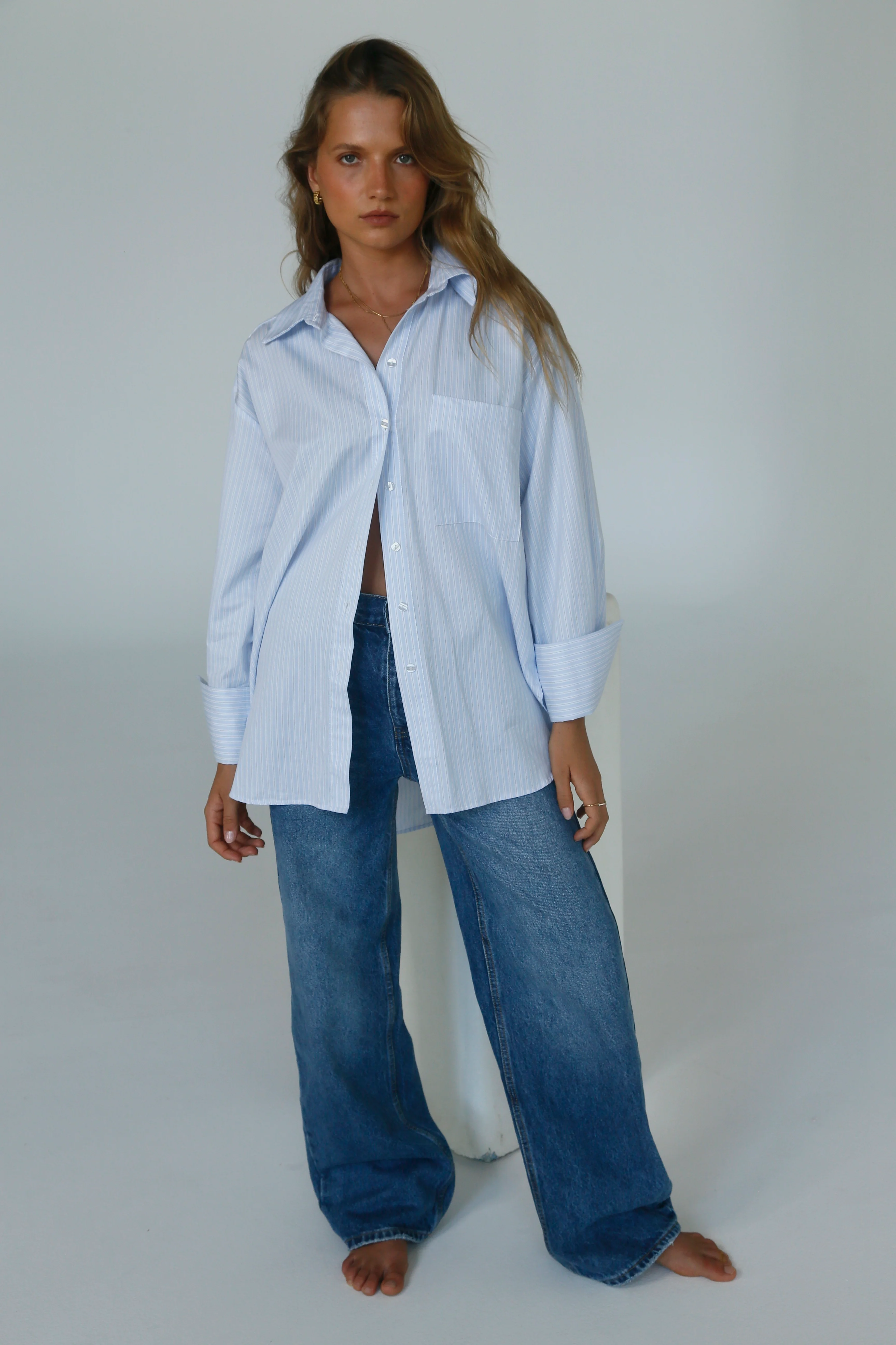 HENDRIX SHIRT BLUE STRIPE - Image 4