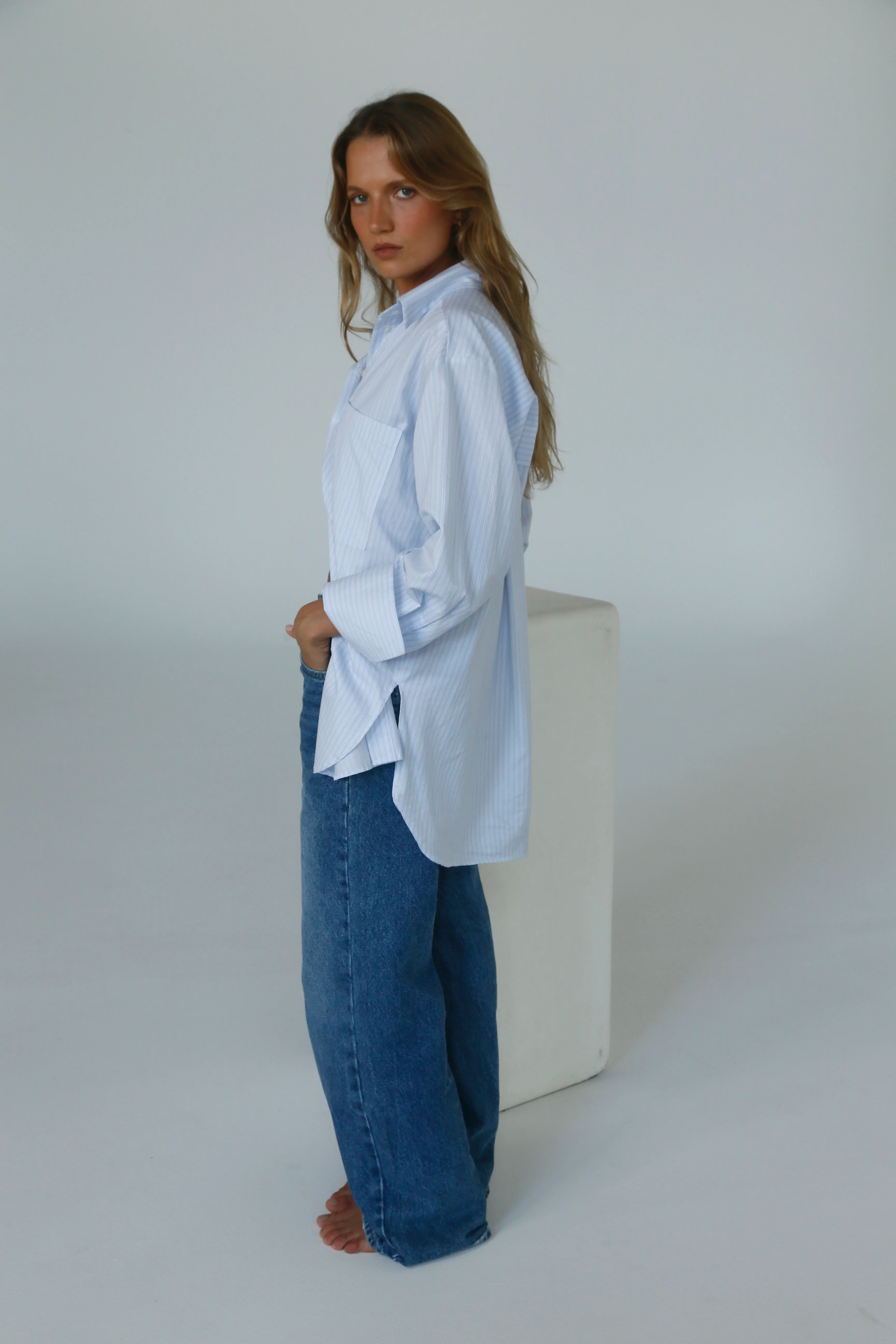 HENDRIX SHIRT BLUE STRIPE - Image 5
