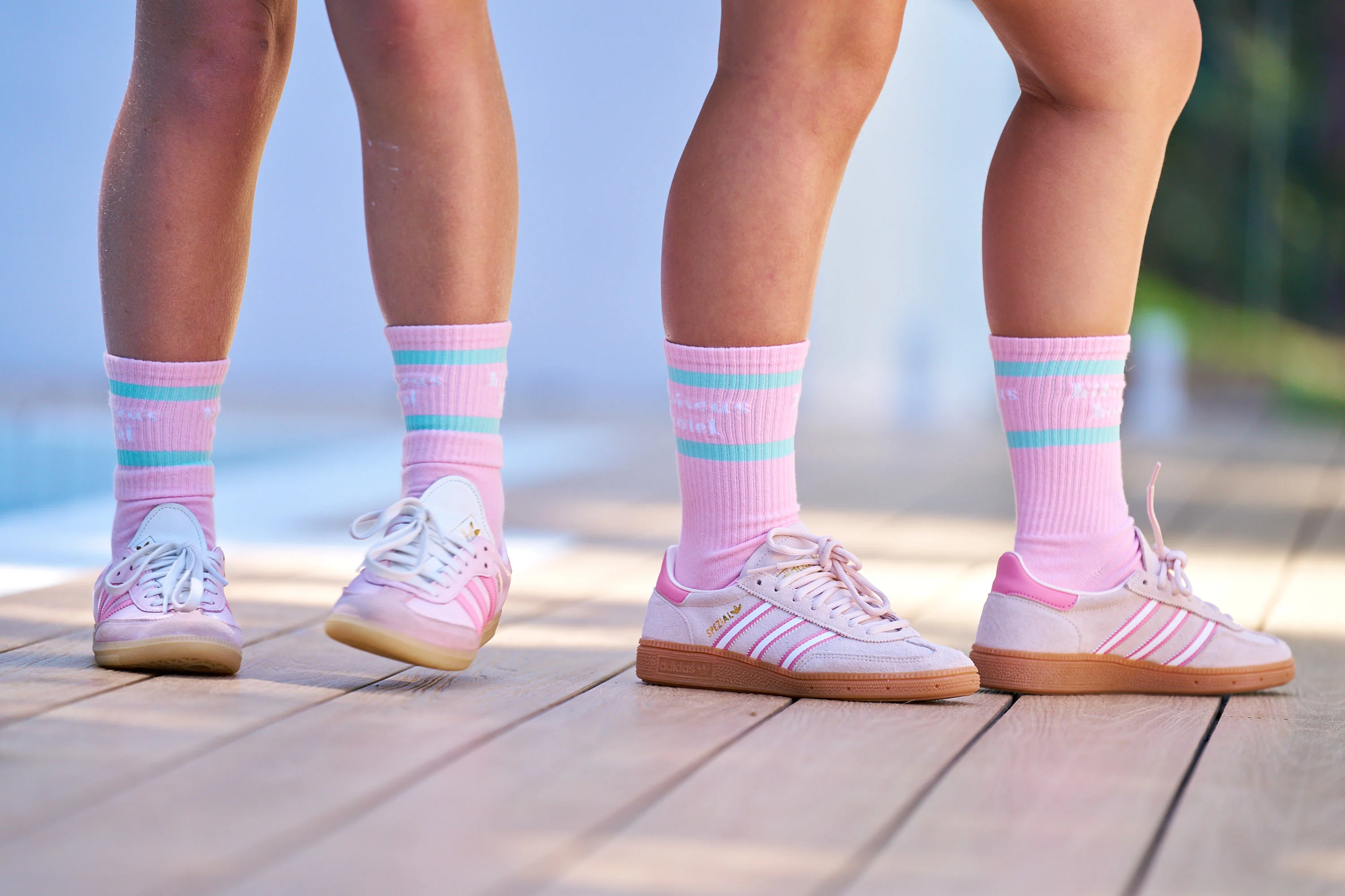 HIBISCUS HOTEL LAYOVER SOCK PINK - Image 3