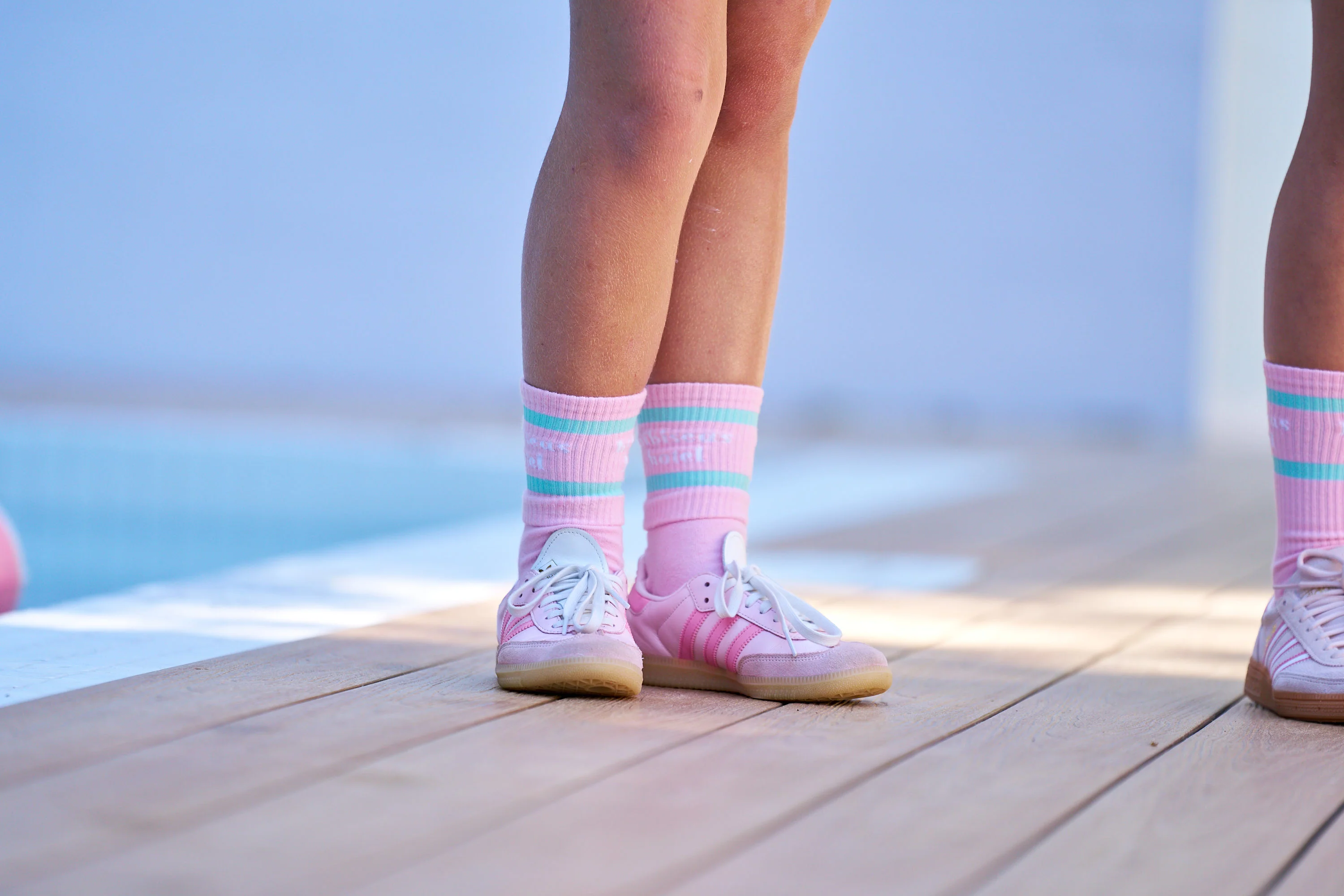 HIBISCUS HOTEL LAYOVER SOCK PINK - Image 4