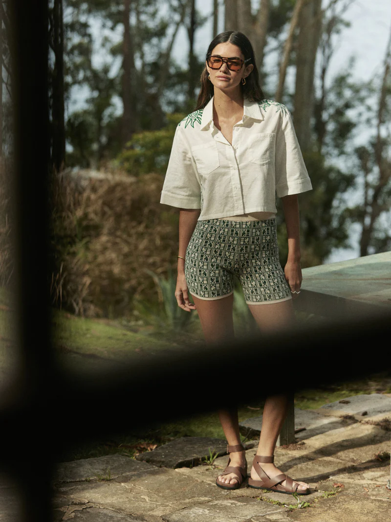 ICONIC YARDAGE SHORTS GREEN - Image 8