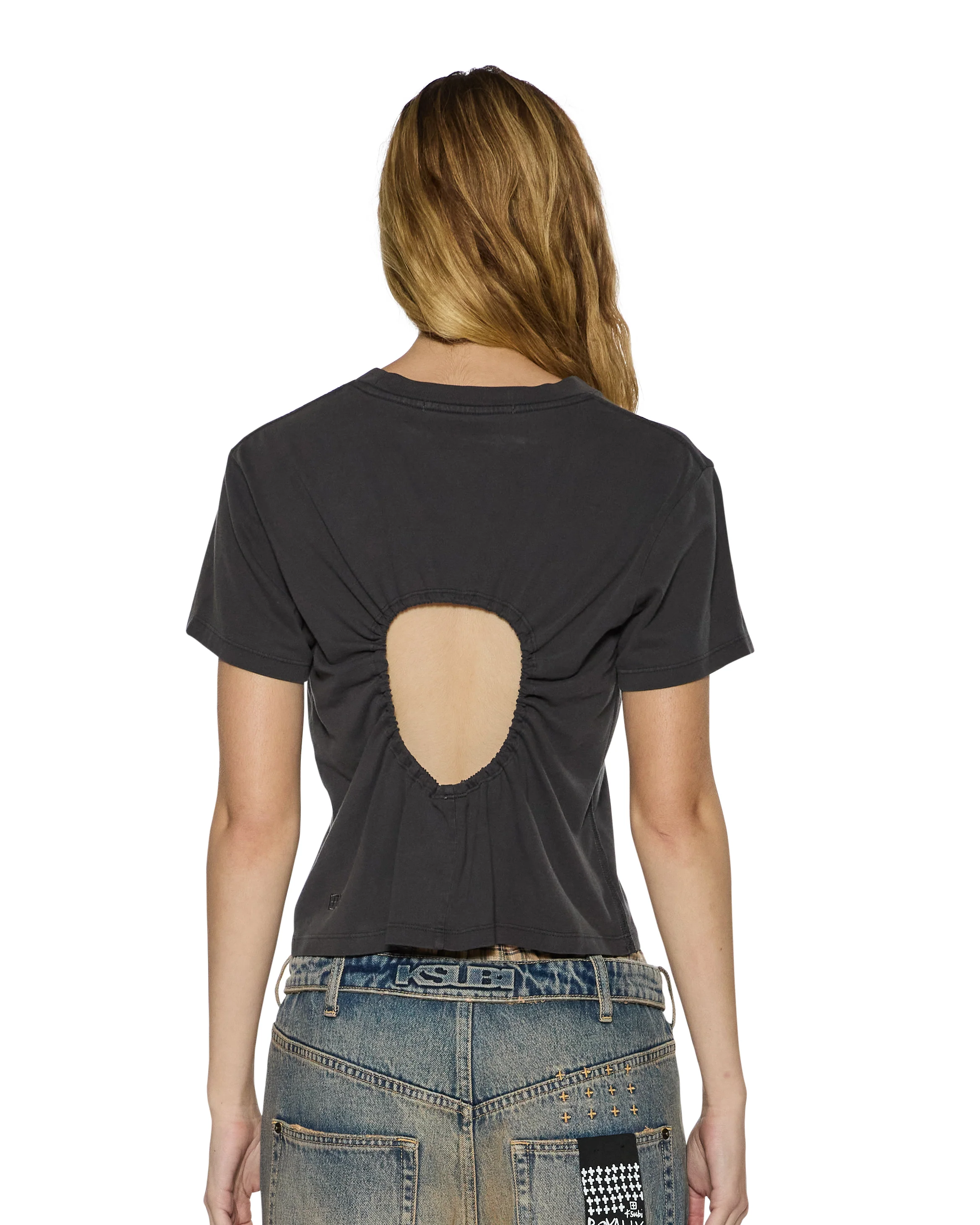KSUBI FUNNY BUNNY SHORT SLEEVE TEE WASHED BLACK - Image 4
