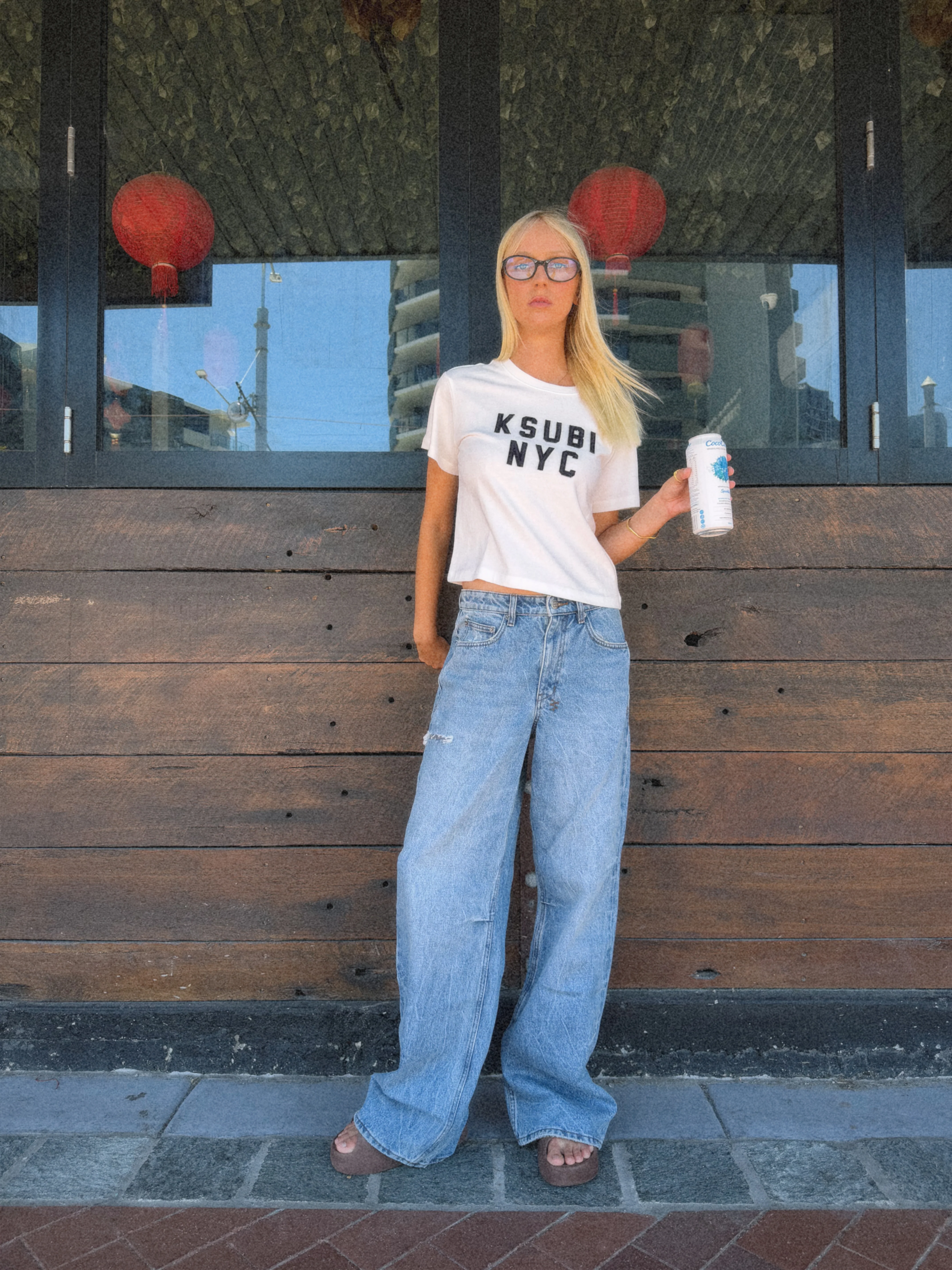 NYC SHRUNKEN SS TEE WHITE - Image 2