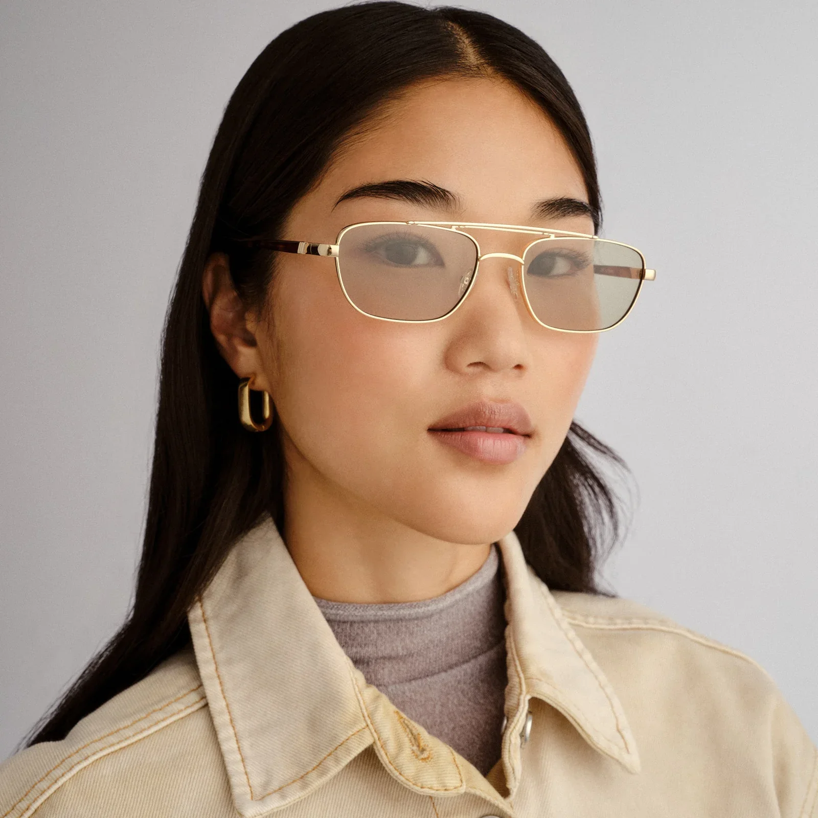 LE SPECS LE MIMI GOLD MOSS