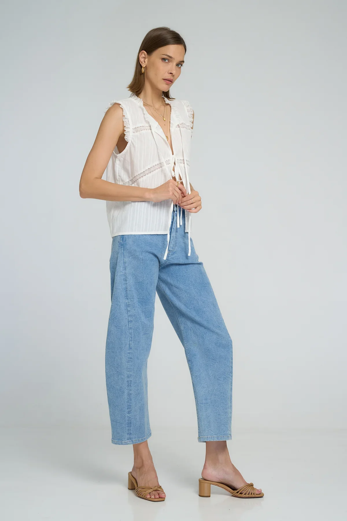 JUPITER LACE TOP WHITE - Image 5