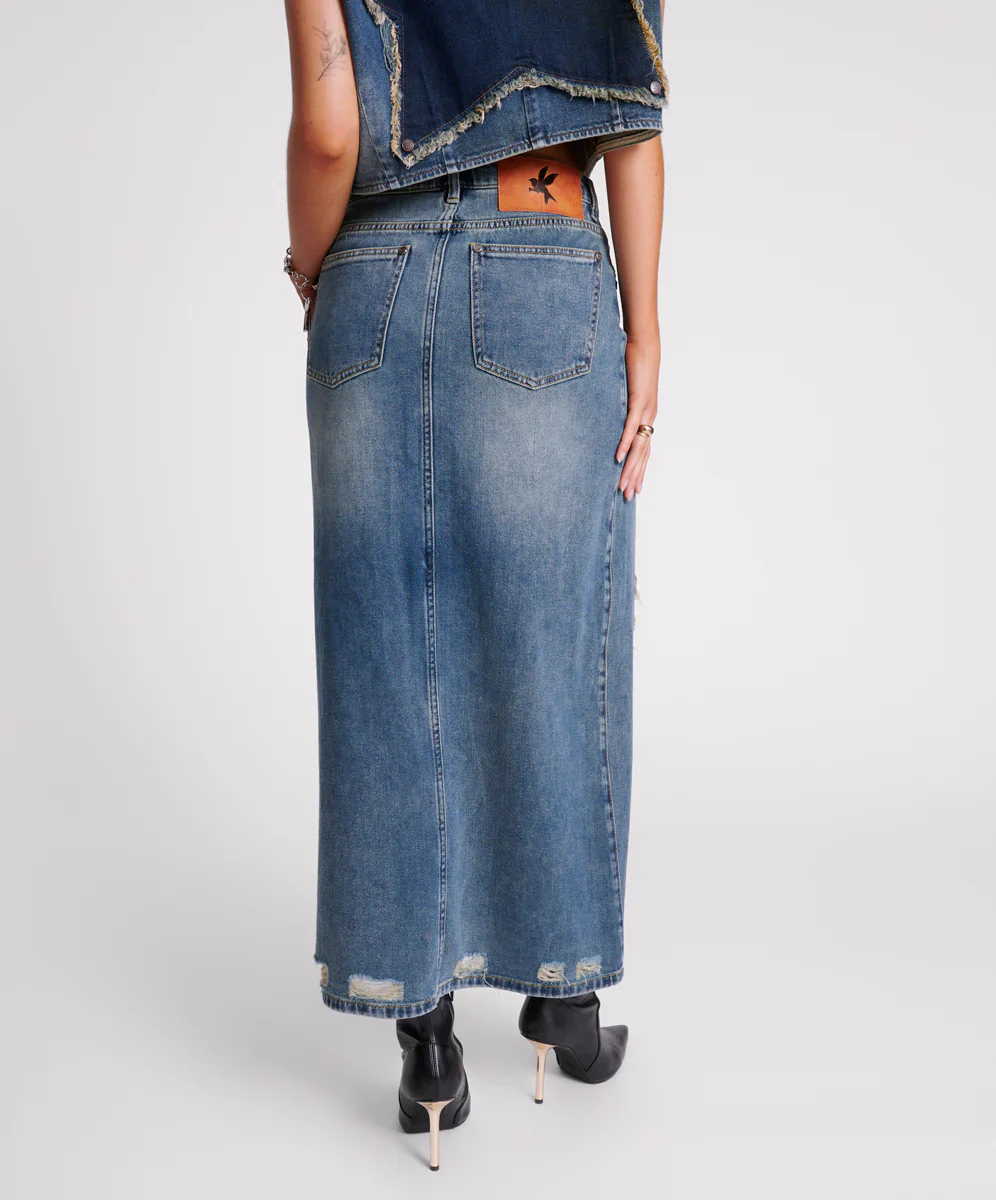 MEMPHIS DENIM SKIRT - Image 6
