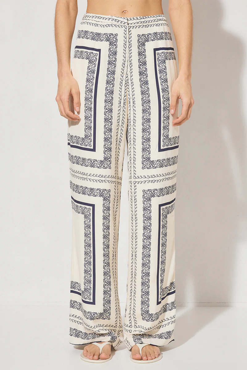 SERAFINA PANT CREAM BASE NAVY