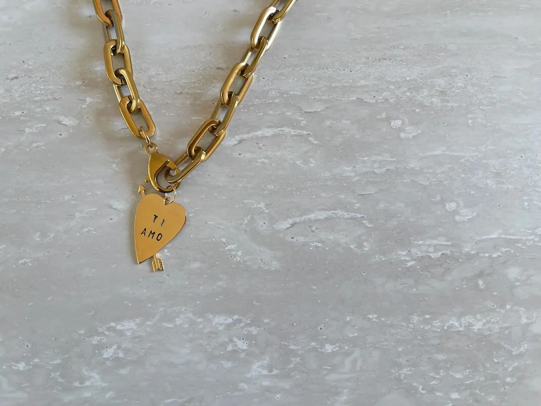 TI AMO CHAIN NECKLACE GOLD - Image 3