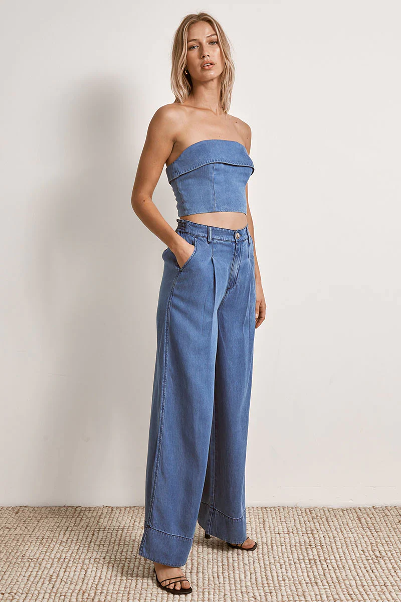 ODYSSEY STRAPLESS TOP DENIM - Image 4
