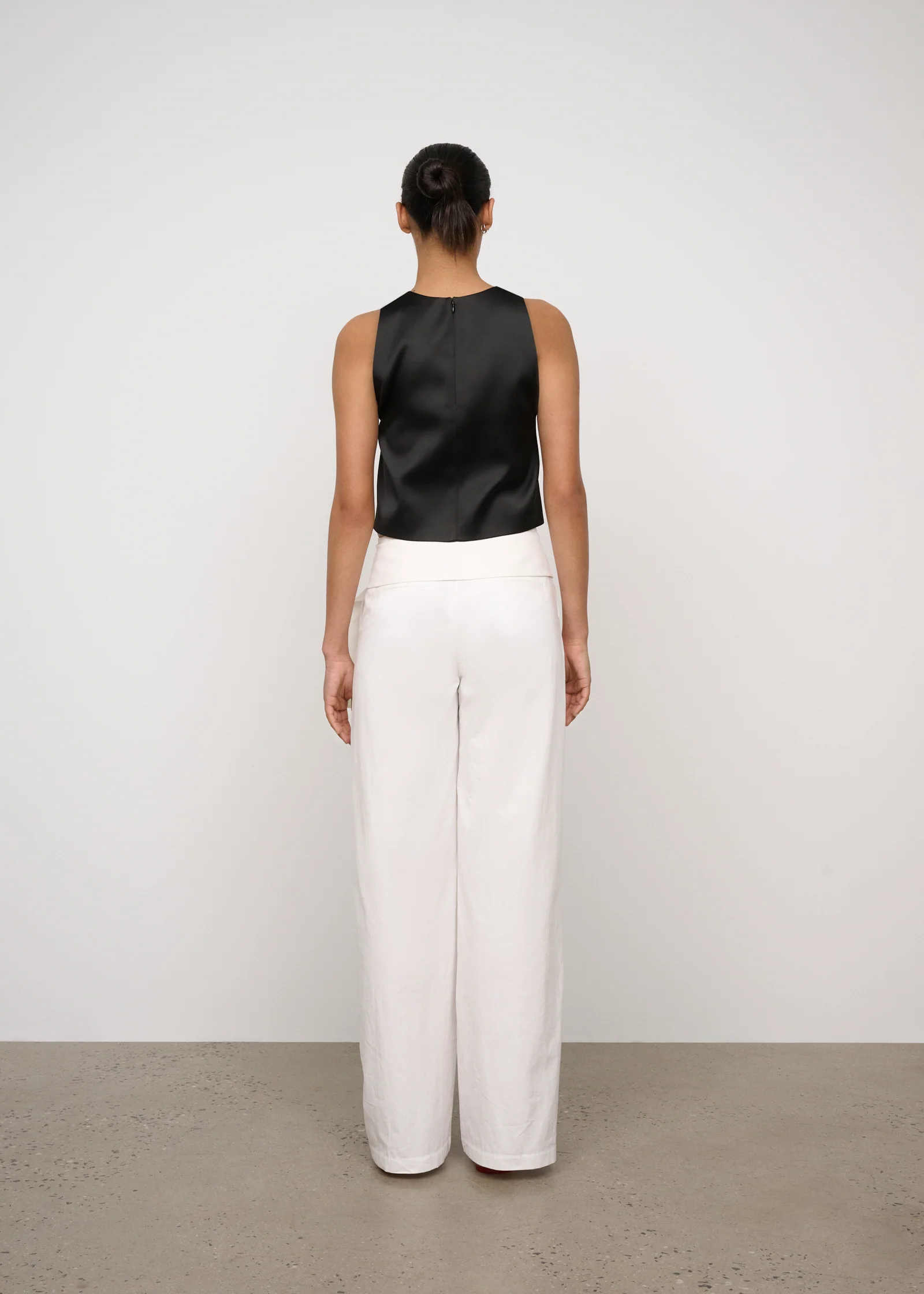 BEA BELTED PANT WHITE - Image 4