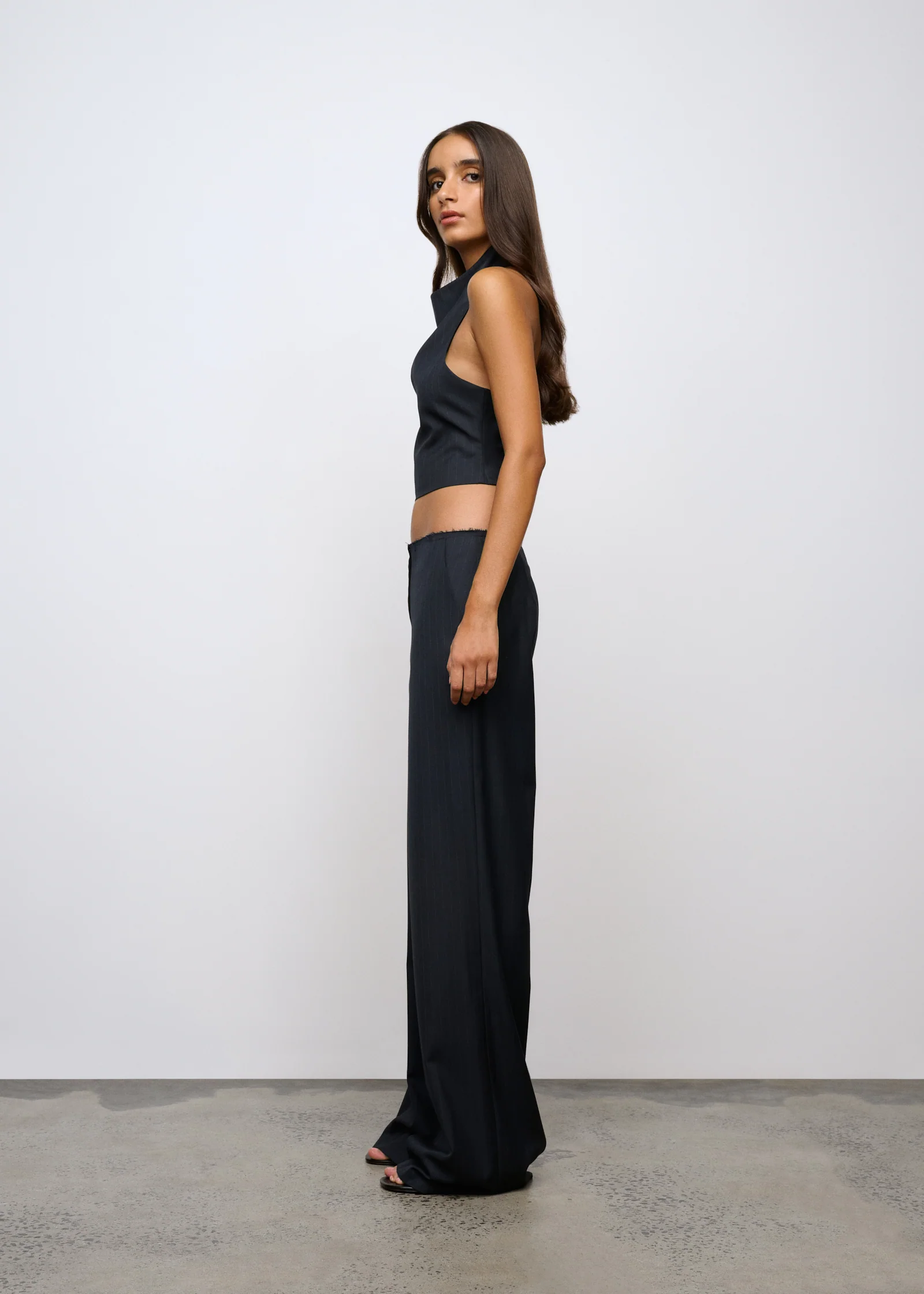 VELA TOP NAVY PINSTRIPE - Image 5