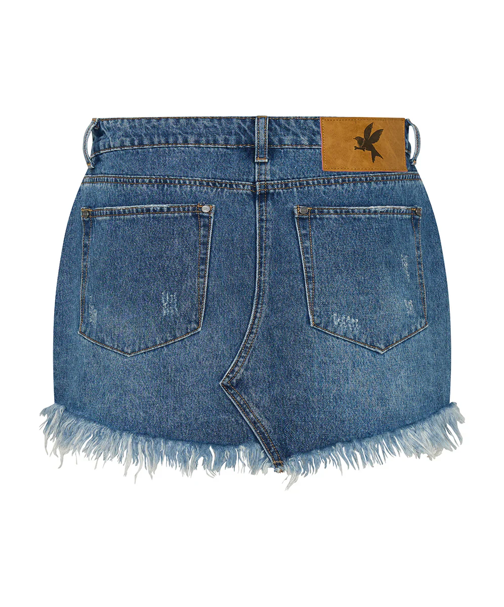 JUNKYARD SKIRT WESTLAND BLUE - Image 8