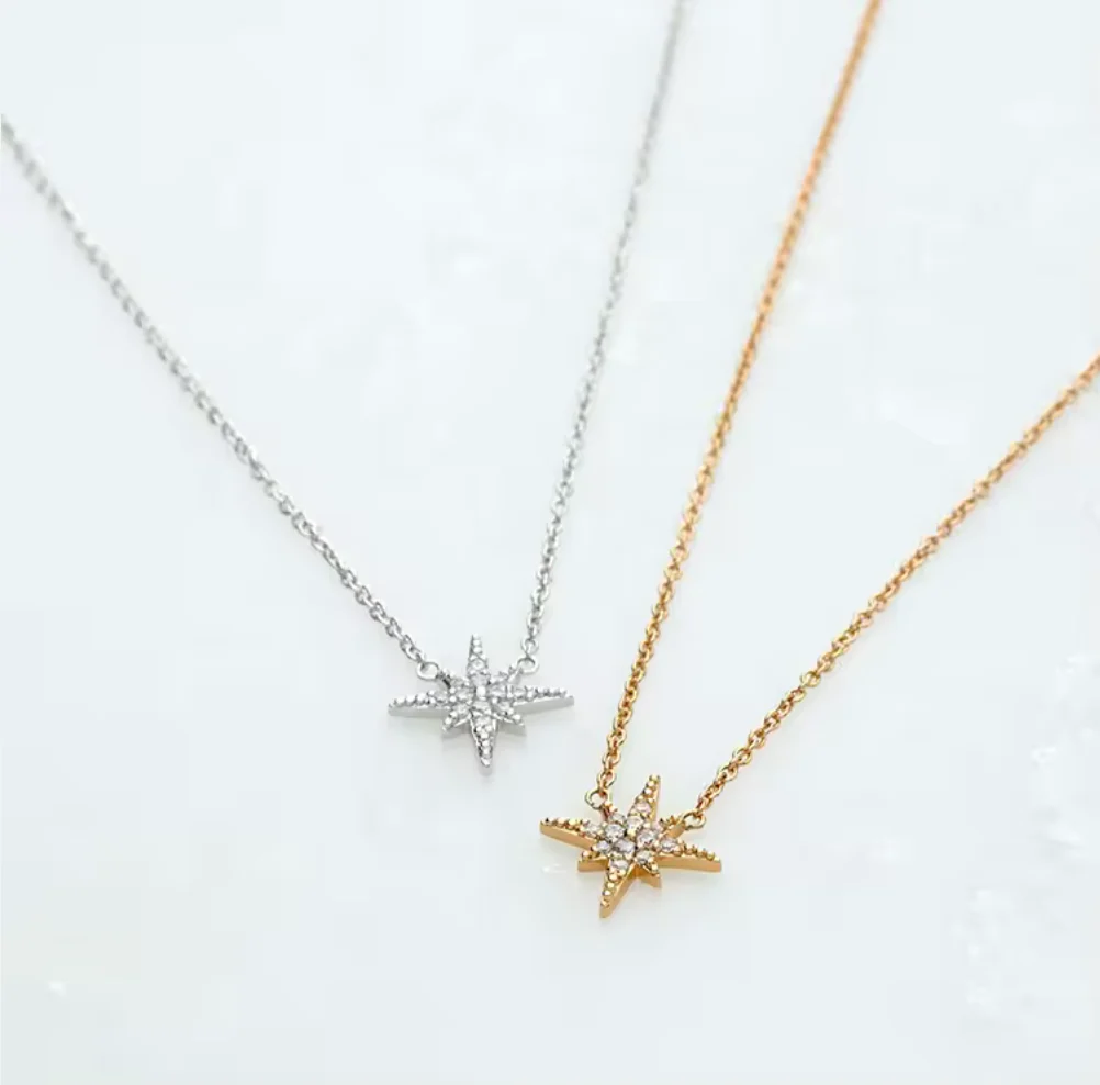 SOL STAR NECKLACE SILVER