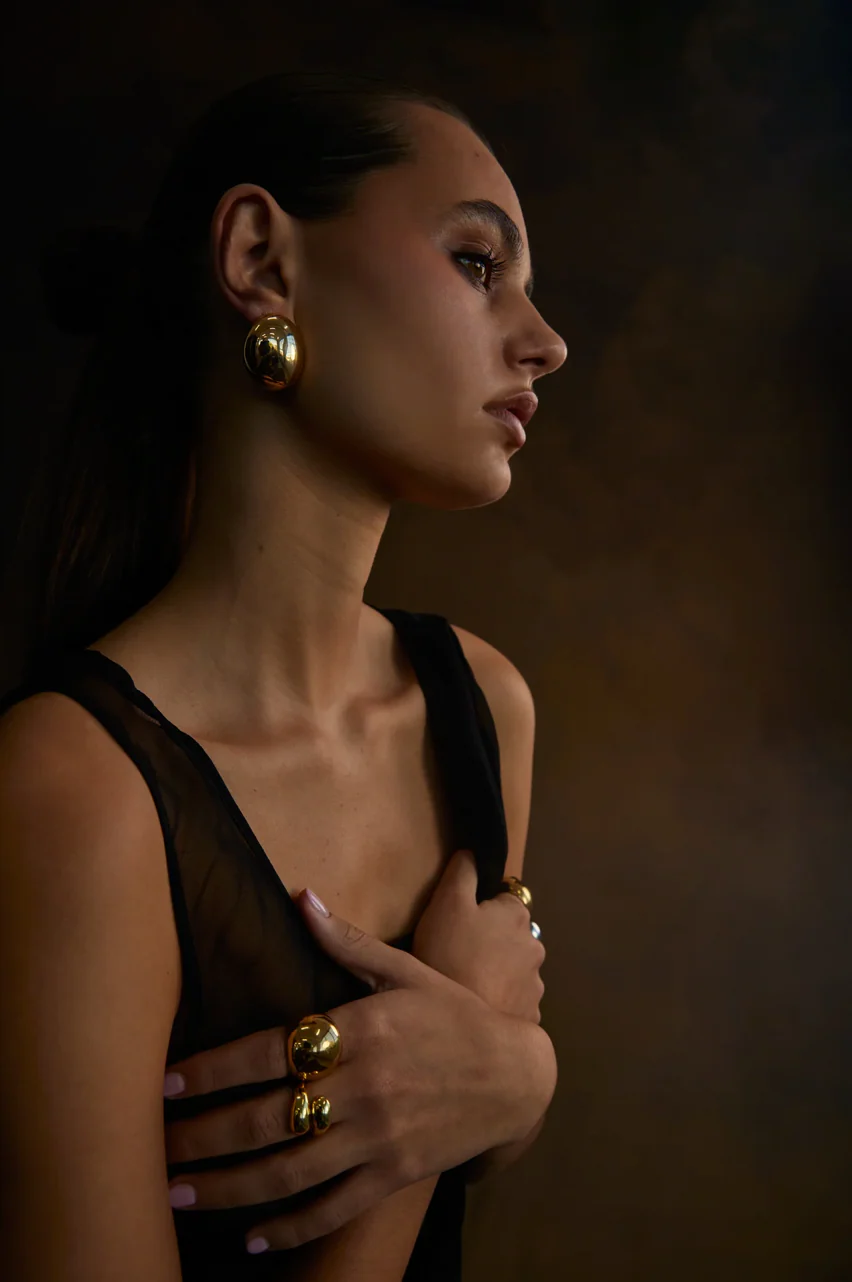 SOLID GOLD EARRINGS - Image 3