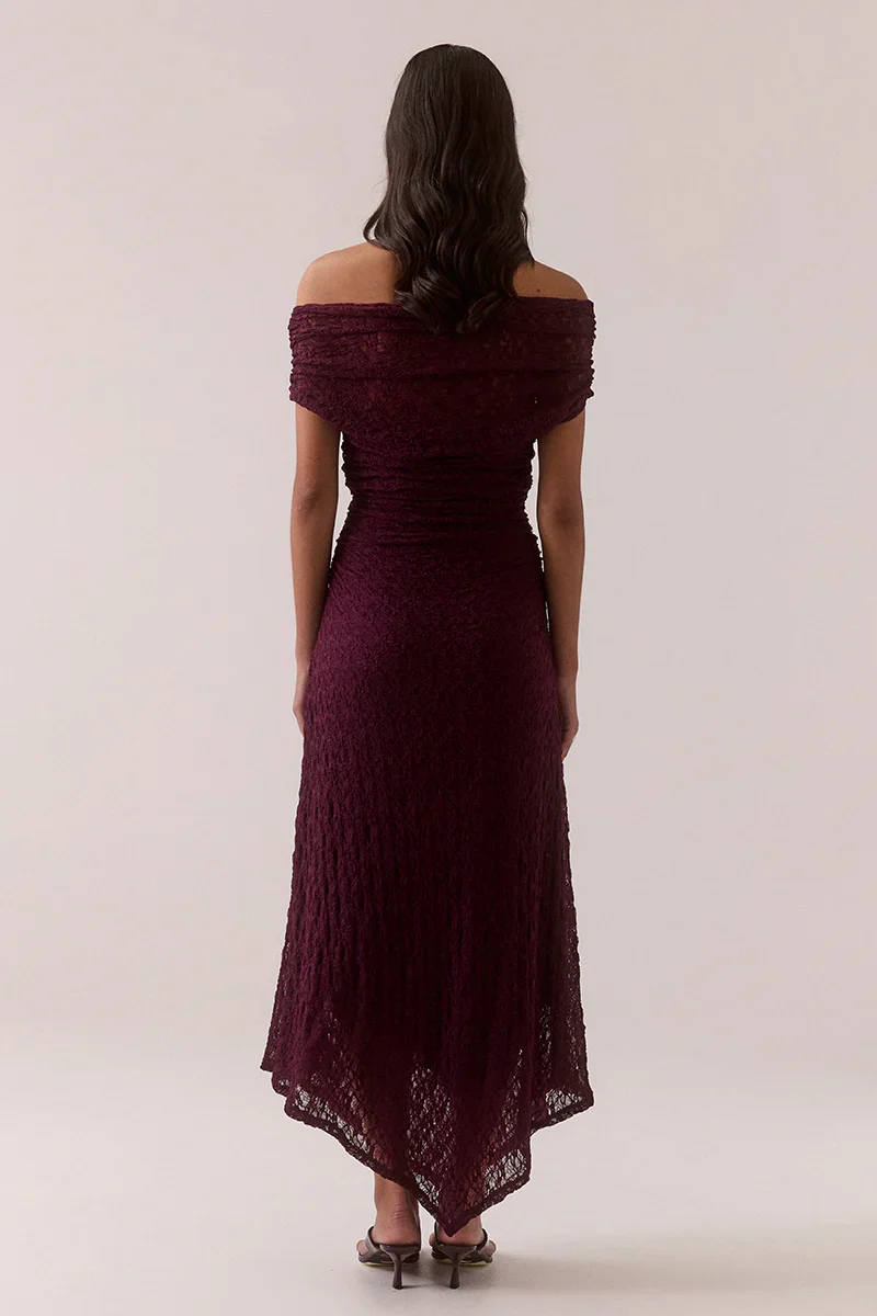 AAILA LACE DRESS PLUM - Image 4