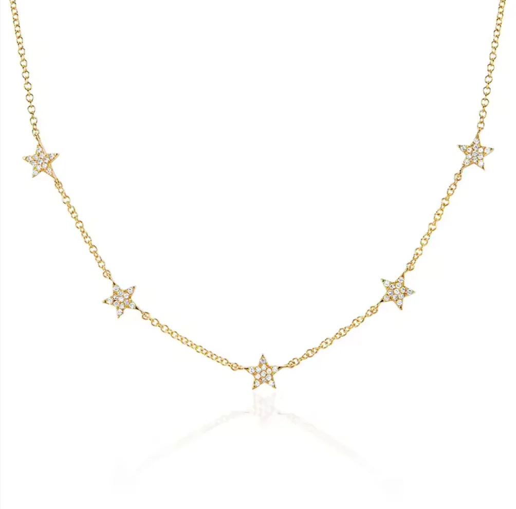STAR CRUSH  NECKLACE GOLD - Image 2