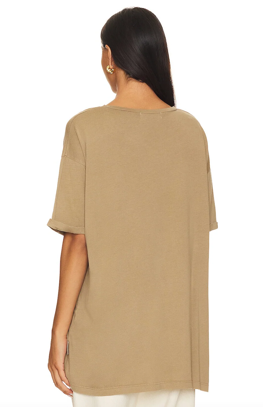 THE COASTAL COWGIRL OVERSIZED TEE CAMEL - Image 3