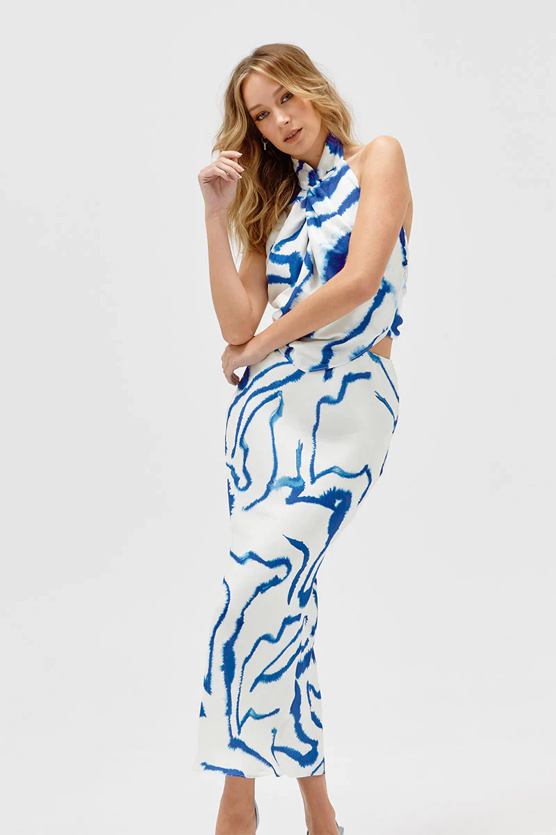 TIDAL SKIRT BLUE TIDE - Image 3