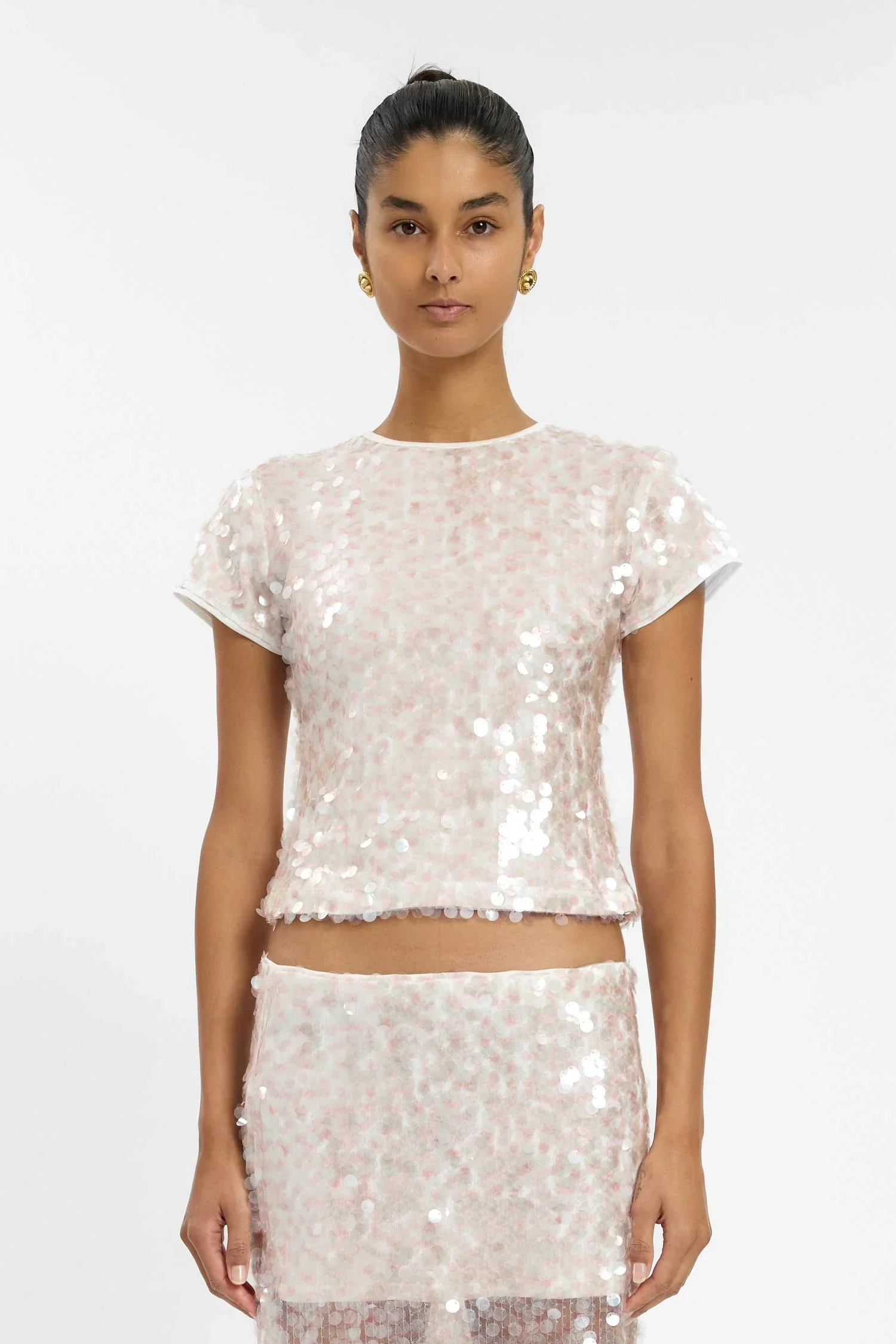FITTED TEE SEQUIN - Image 4