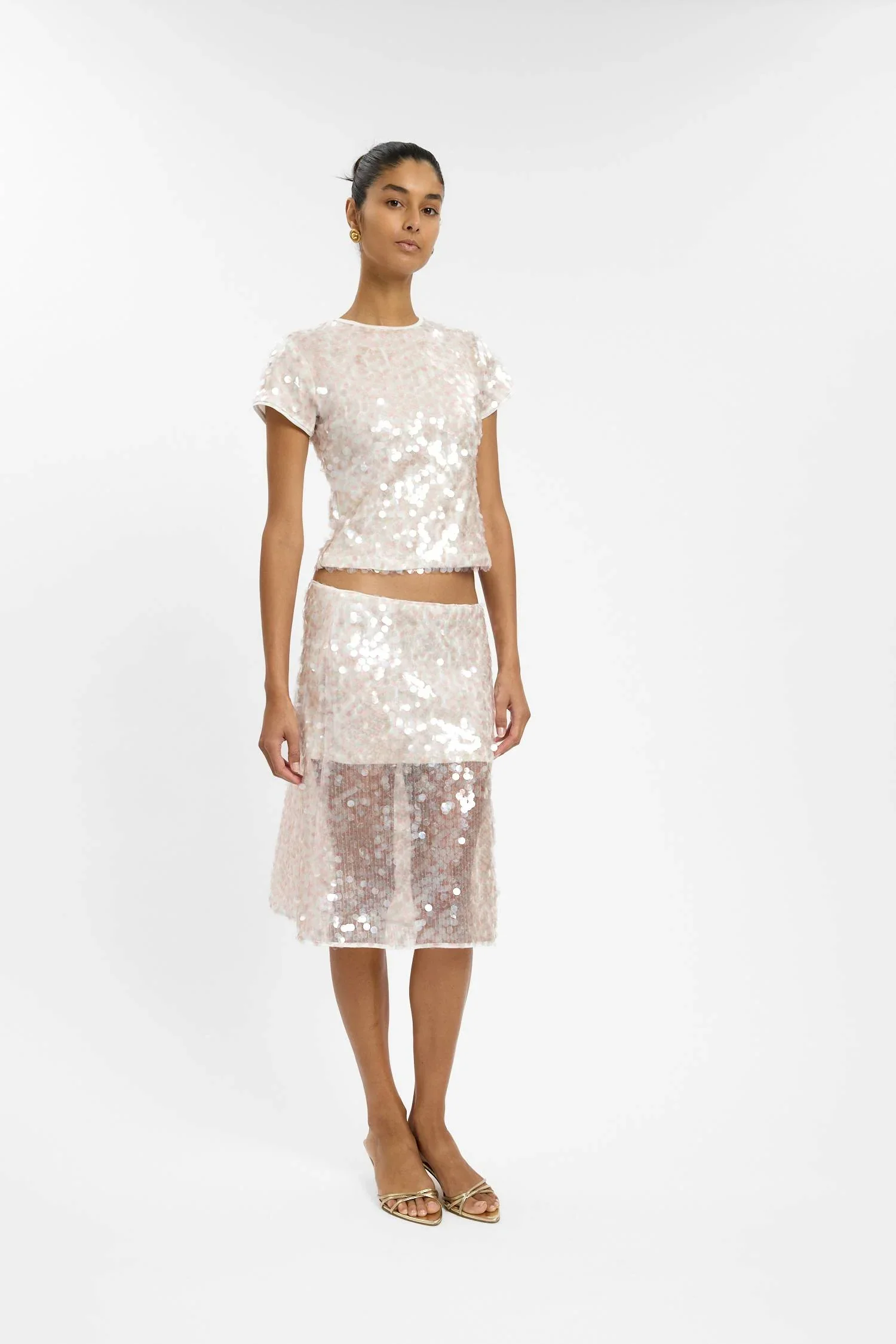 FITTED TEE SEQUIN - Image 7