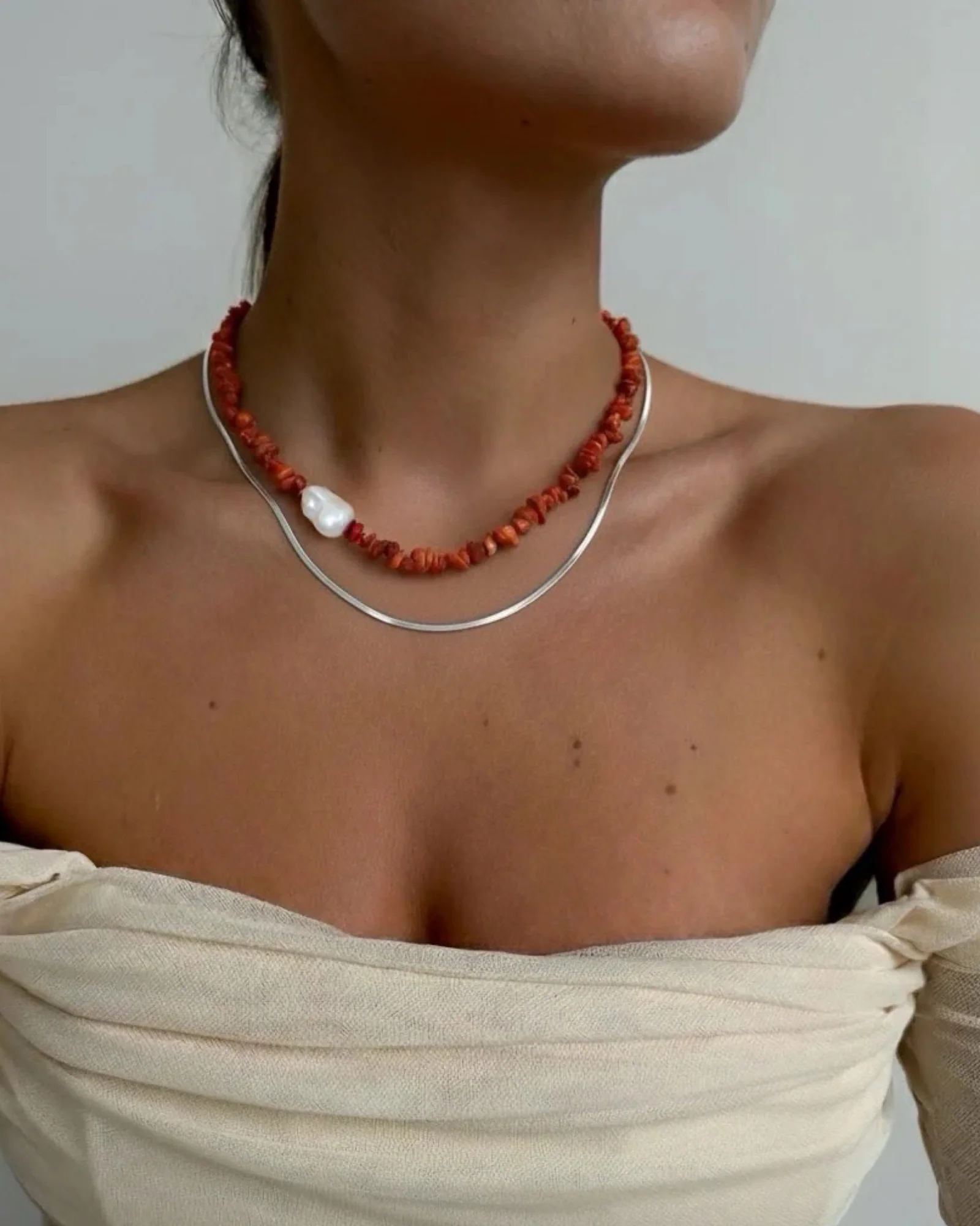 NEVE NECKLACE SILVER - Image 6